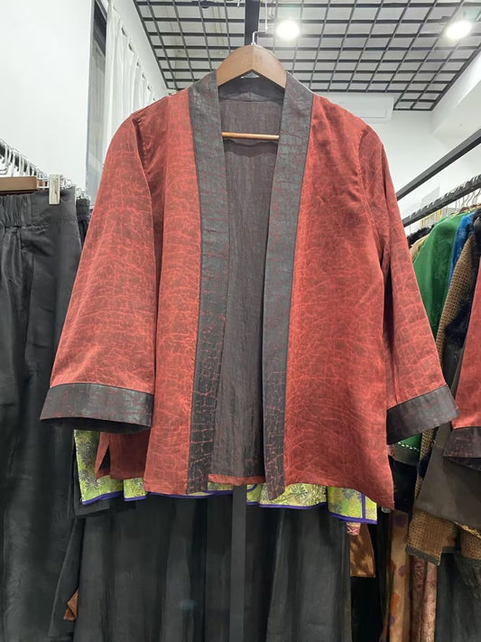 Vintage Reversible Cardigan Shawl