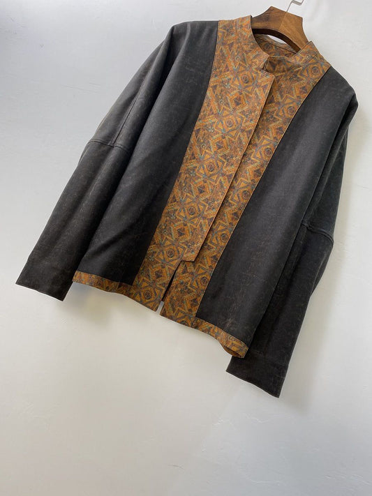 Reversible Vintage Long Sleeve Cardigan Jacket