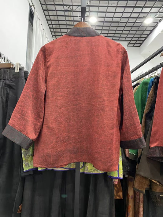 Vintage Reversible Cardigan Shawl