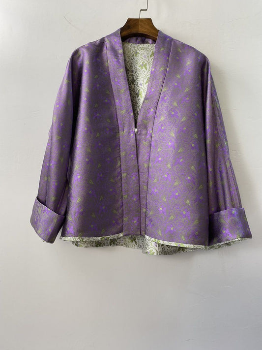 Double-sided Floral Long Sleeves Jacket